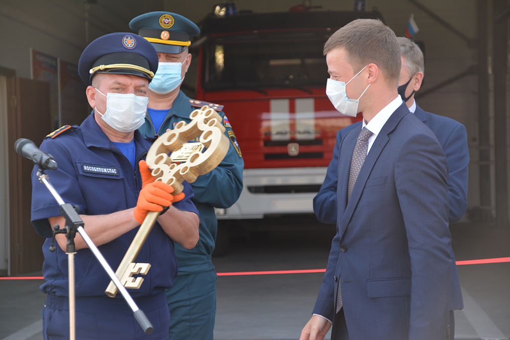 Новое пожарное депо открыли в Балашихинском городском округе