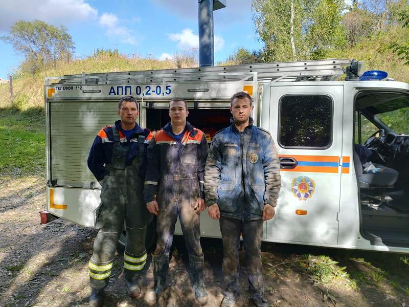 Спасатели ГКУ МО «Мособлпожспас» вывели потерявшихся в старой шахте туристов